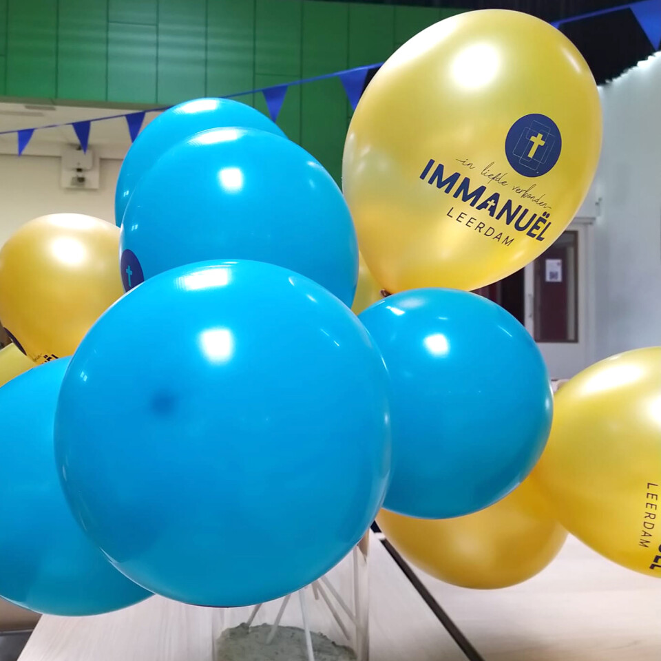 Bedrukteballonnen janineontwerpt