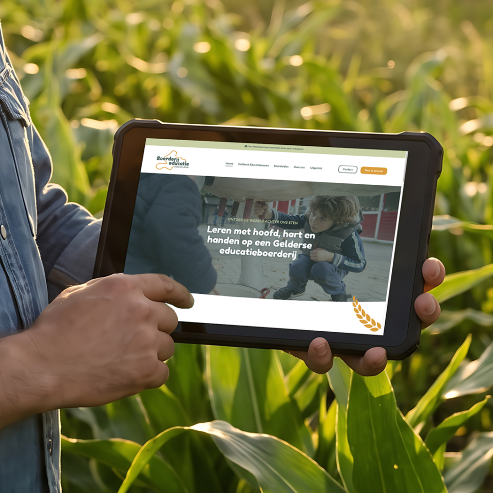 Boerderijeducatiegelderland website