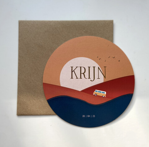 Geboortekaartje Krijn 1