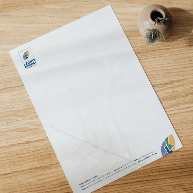 LeonieKooistraTuinen briefpapier JanineOntwerpt