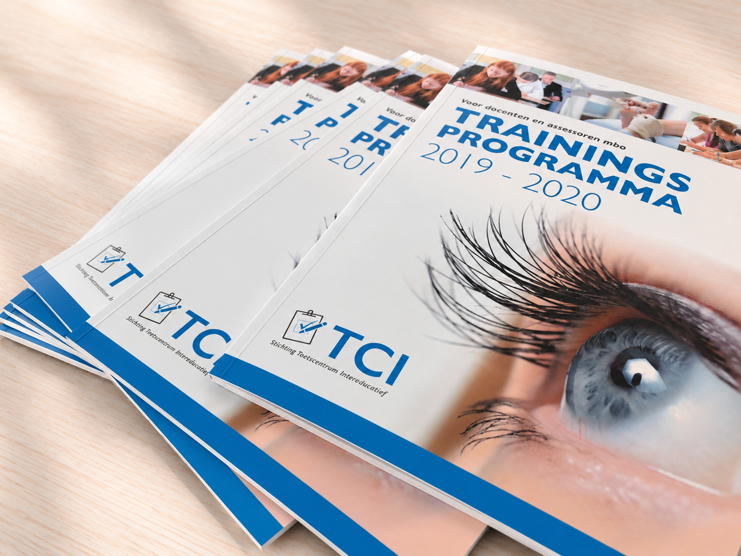TCI trainingsprogramma boekje drukwerk brochure