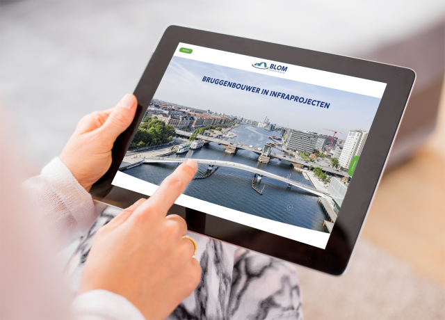 Website blom bouw en infra